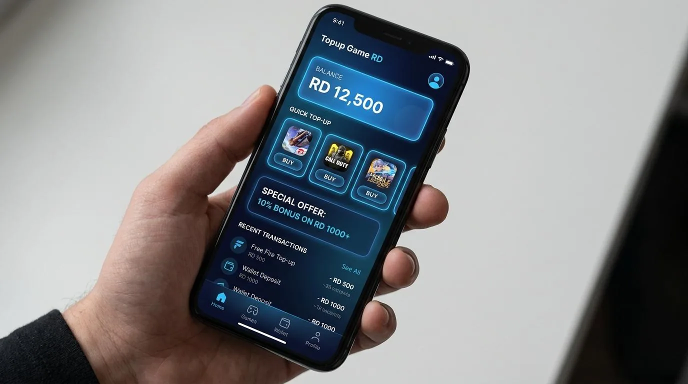 Pemain Royal Dream topup via QRIS di RD Game Topup Official